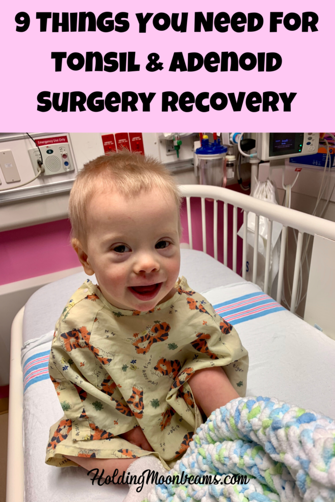 picture of toddler on a hospital bed